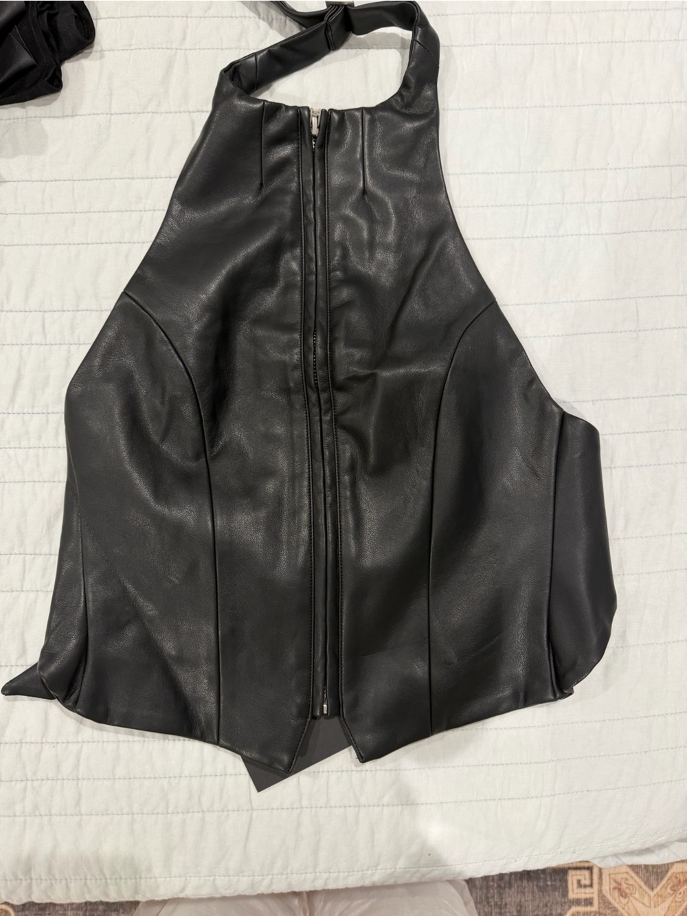 Maniere de Voir Zip Halter Top - Picture 4 of 6